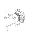 2020 Jeep Compass Water Pump Diagram - 68385387AA