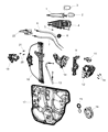 Dodge Dart Window Regulator Diagram - 68170375AA