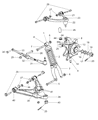 2010 Dodge Viper Shock Absorber Diagram - 5181434AA