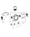 2020 Ram 1500 A/C Switch Diagram - 1UJ96DX9AK