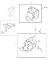Ram ABS Control Module Diagram - 68261715AA