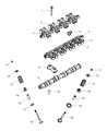 Chrysler Rocker Arm Pivot Diagram - 4777785AA