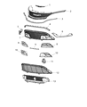 Chrysler 200 Emblem Diagram - 68174585AB