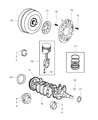 Chrysler PT Cruiser Piston Diagram - 5017796AA
