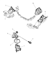 2002 Dodge Intrepid Engine Mount Diagram - 4593285