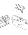 Jeep Wiper Arm Diagram - 5066965AA