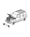 2010 Dodge Nitro Horn Diagram - 5026973AA
