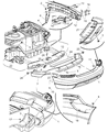 Dodge Viper Bumper Diagram - 1CR60TZZAE