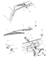 Jeep Wiper Arm Diagram - 55154966AB