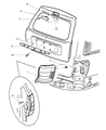 2002 Jeep Grand Cherokee Back Up Light Diagram - V7121896AA