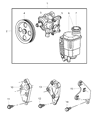Chrysler Aspen Power Steering Reservoir Diagram - 5073241AA