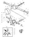 Chrysler Aspen Differential Cover Diagram - 52111974AA