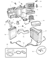 Dodge Intrepid Heater Core Diagram - 5011078AA