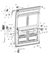 Ram ProMaster 2500 Door Latch Assembly Diagram - 68226179AA