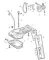 2005 Chrysler Crossfire Dipstick Tube Diagram - 5099318AA