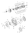 Ram 2500 Crankshaft Seal Diagram - 68444256AA