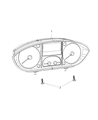 Ram ProMaster 3500 Speedometer Diagram - 68472804AB