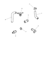 Dodge Caravan PCV Hose Diagram - 4781338AC