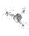 Jeep Compass Engine Mount Diagram - 5105596AB