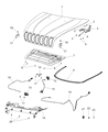 Jeep Cherokee Weather Strip Diagram - 68103103AB