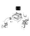 Jeep Air Filter Diagram - 4593914AB