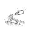 2008 Dodge Magnum Car Mirror Diagram - 1CJ991W1AB
