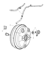 Dodge Journey Brake Booster Diagram - 68038555AC