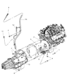 Dodge Durango Dipstick Diagram - 53032632AB