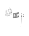 Jeep Grand Cherokee Engine Control Module Diagram - 5150927AB