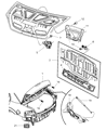 Chrysler Sebring Trunk Lid Latch Diagram - 4814903AE