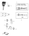 Dodge Durango Transmitter Diagram - 5179513AA