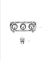 Dodge A/C Switch Diagram - 68194005AB