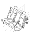 Chrysler PT Cruiser Seat Cushion Diagram - TT391FLAA