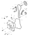 Chrysler Timing Chain Guide Diagram - 4777707AA