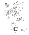 Ram C/V Engine Control Module Diagram - R5150724AC