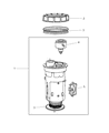 Jeep Fuel Filter Diagram - 52100053