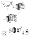 Dodge A/C Compressor Diagram - R5111103AC