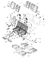 Jeep Grand Cherokee WK Armrest Diagram - 5PN17HL1AA