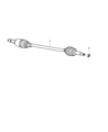 2007 Chrysler Pacifica Axle Shaft Diagram - 5110027AB