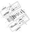 Chrysler Voyager Front Cross-Member Diagram - 68232996AD