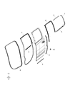 Ram Door Seal Diagram - 68285781AE