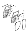 Jeep Grand Cherokee Window Run Diagram - 55399189AG