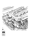 Dodge Journey Power Steering Reservoir Diagram - 5151028AA