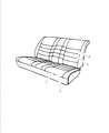 2000 Chrysler Sebring Seat Cover Diagram - RM571AZAA