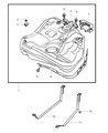 Chrysler Vapor Pressure Sensor Diagram - MD345741