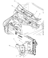 Dodge Ram 2500 Coolant Reservoir Diagram - 55056493AB