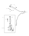 Ram Windshield Washer Nozzle Diagram - 68266062AA