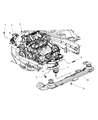Chrysler Pacifica Engine Mount Diagram - 4880403AC