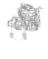 Jeep Compass Oil Pressure Switch Diagram - 5033317AB
