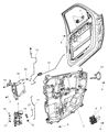 Jeep Window Regulator Diagram - 68033456AA